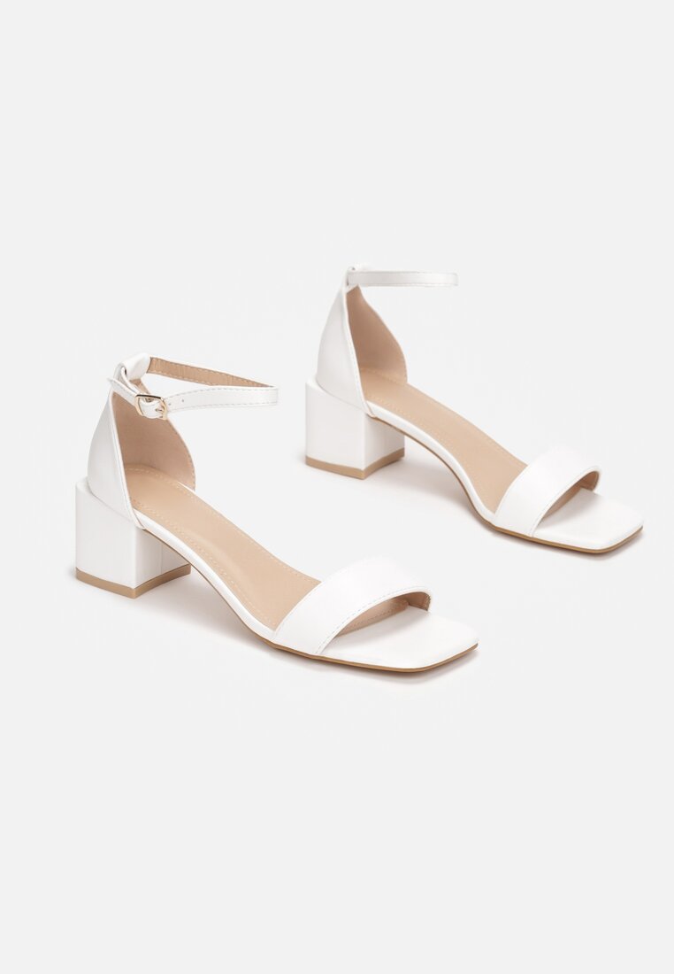 Białe Sandały Anthaphaura