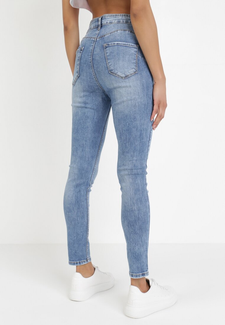 Niebieskie Jeansy Skinny Samyphise