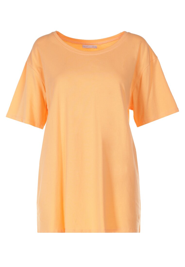Pomarańczowy T-shirt Paselis