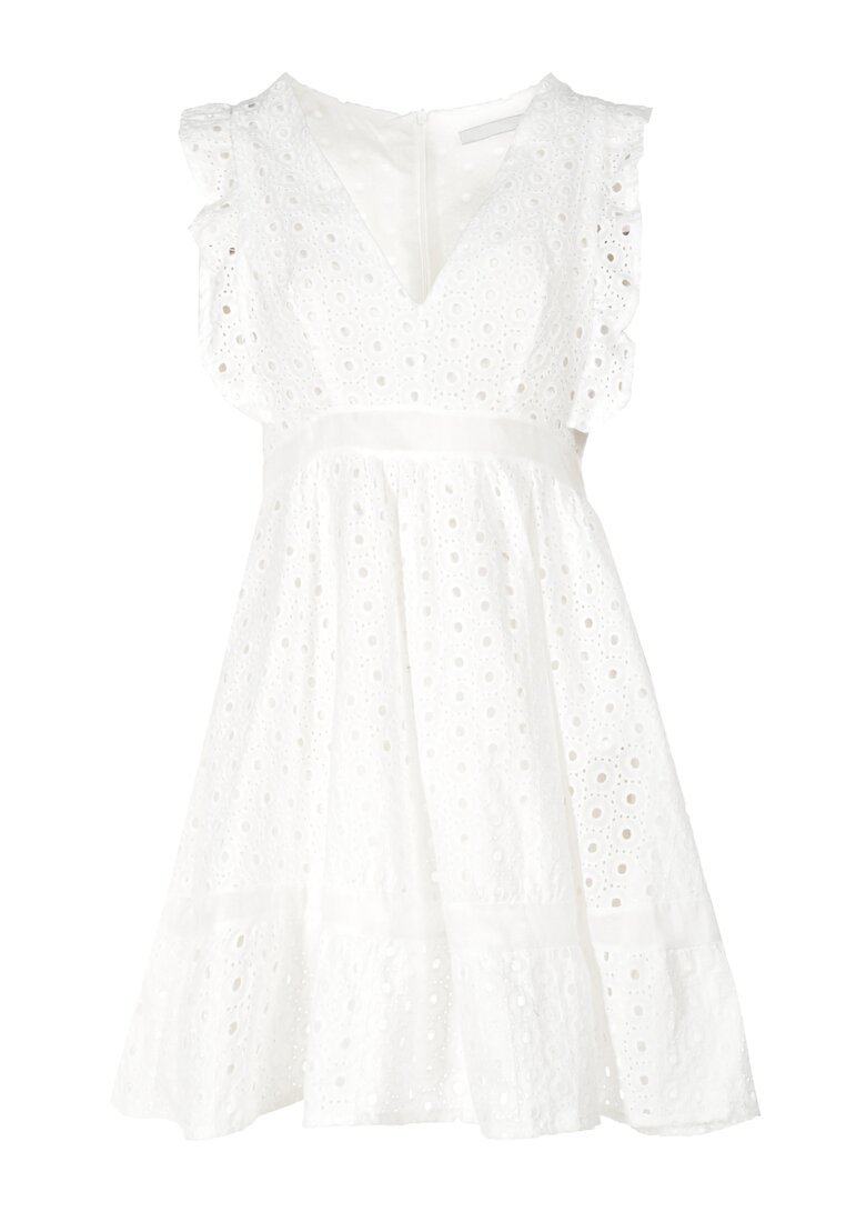 Biała Sukienka Aelossia