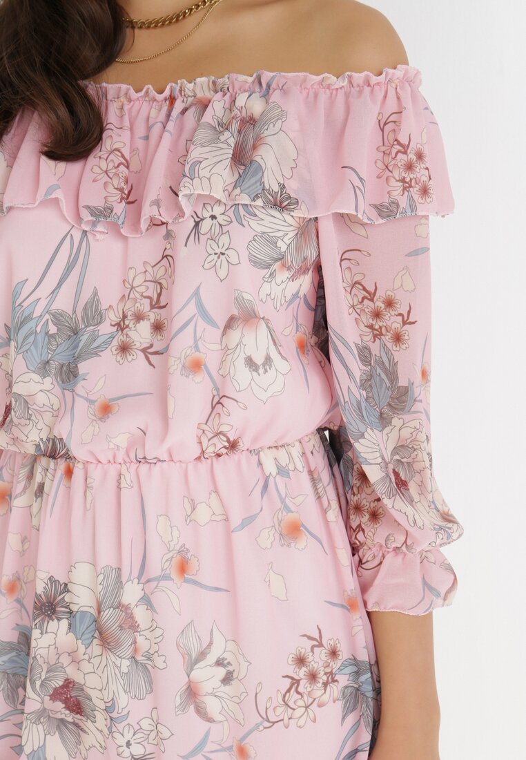 Różowo-Fioletowa Sukienka Peshanea