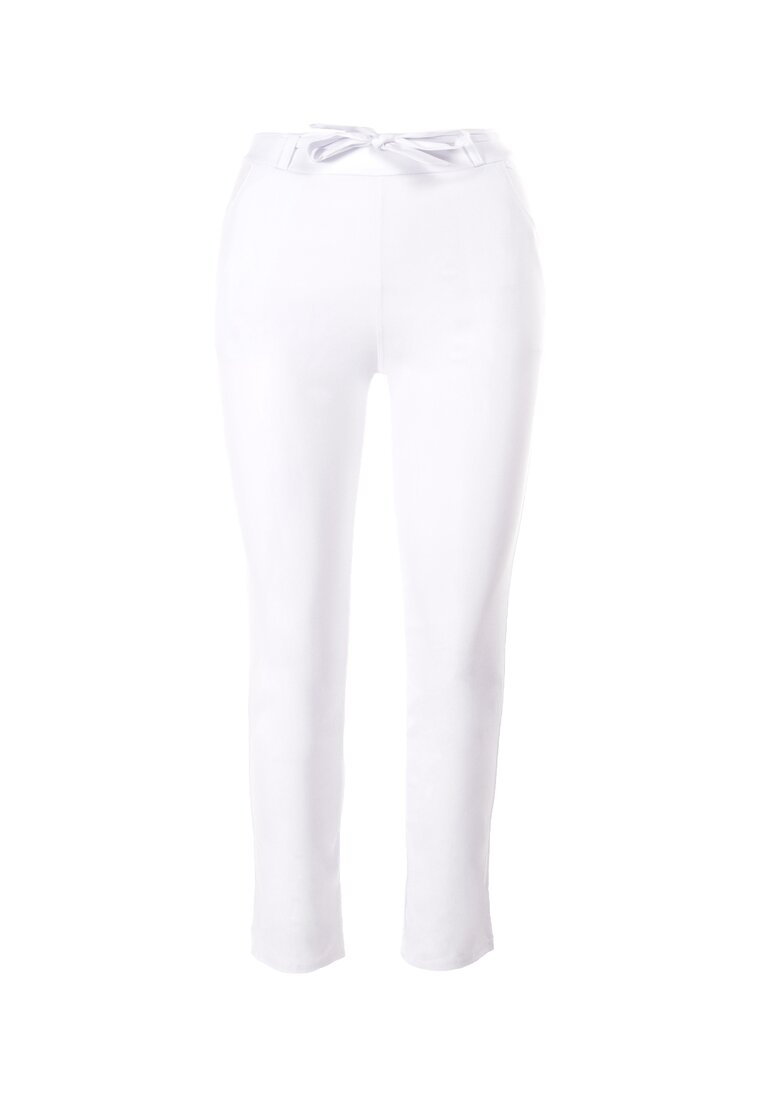 Białe Spodnie Skinny Lilrya