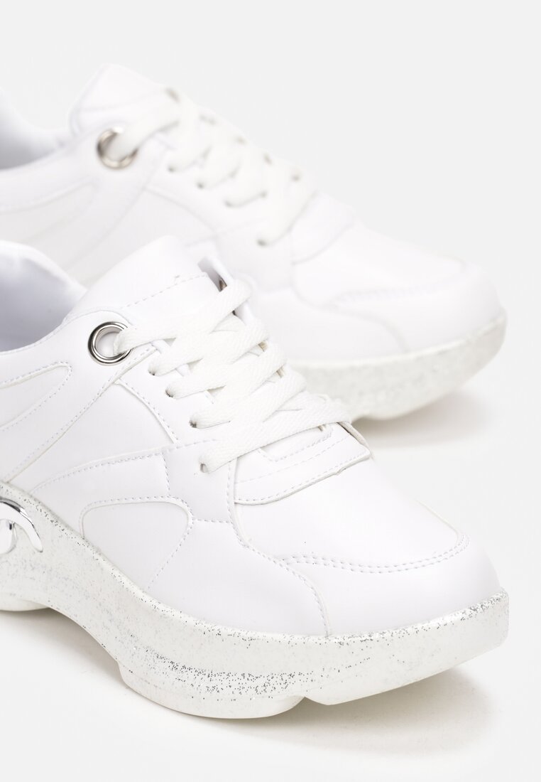 Białe Sneakersy Larailori