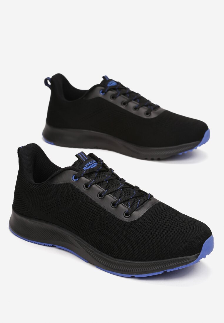 Czarno-Niebieskie Buty Sportowe Nysiphite