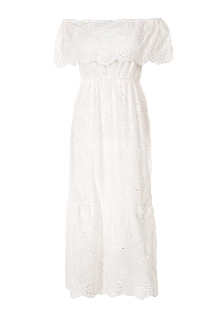 Biała Sukienka Pisiliphis
