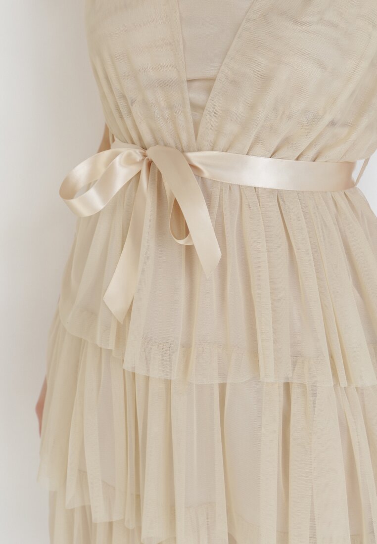 Beżowa Sukienka Ianore