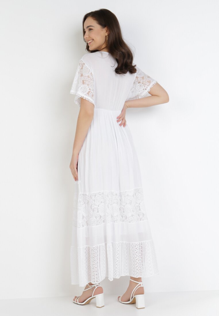 Biała Sukienka Mysphise