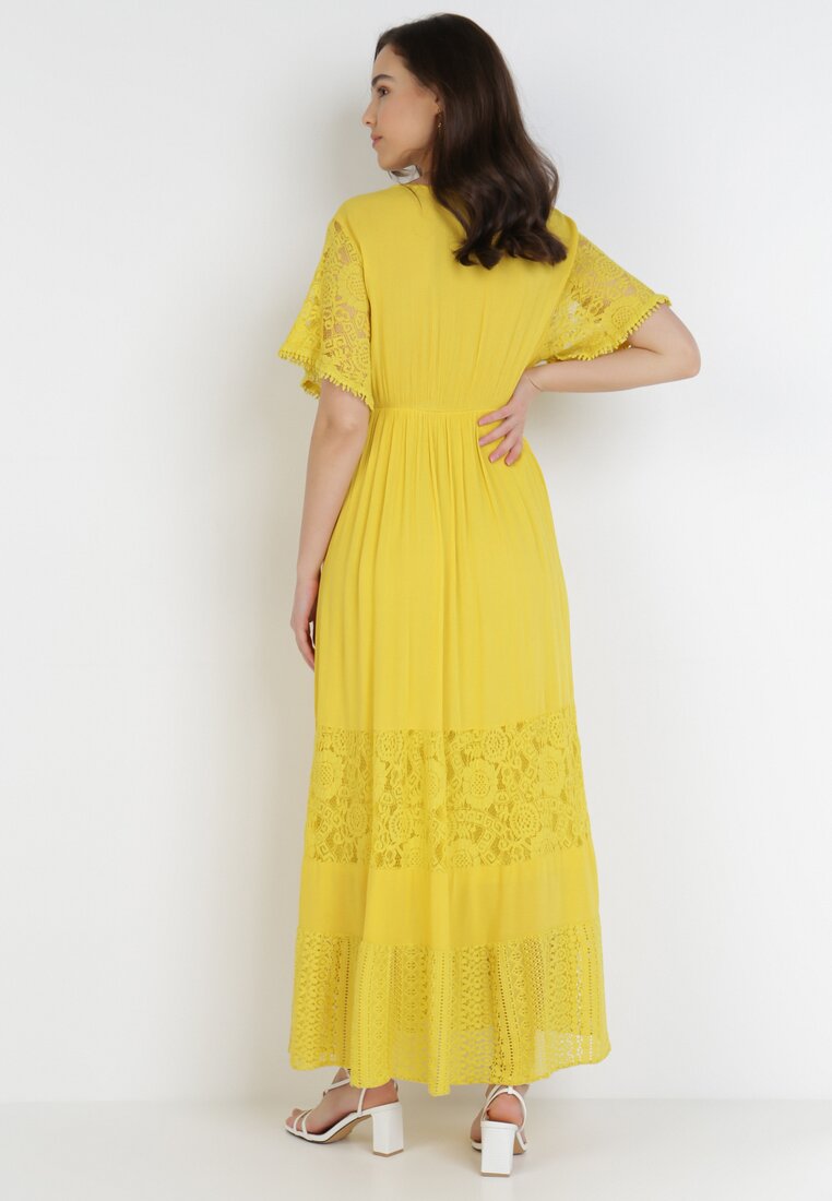 Żółta Sukienka Mysphise