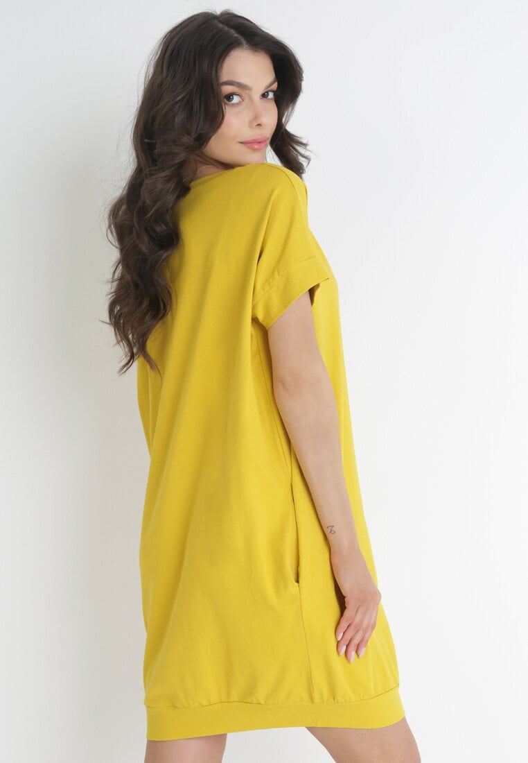 Żółta Sukienka Brethoche