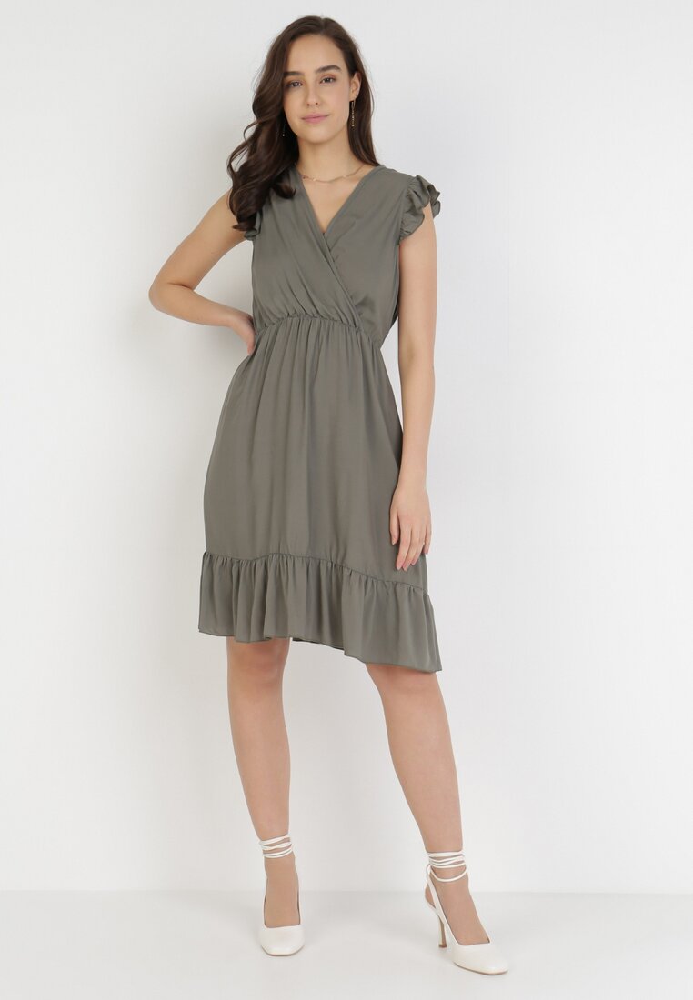 Khaki Sukienka Selaia