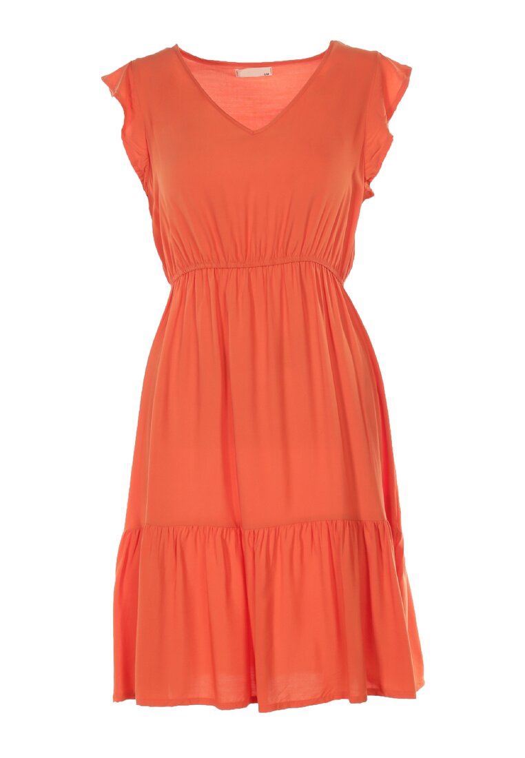 Pomarańczowa Sukienka Euphethia