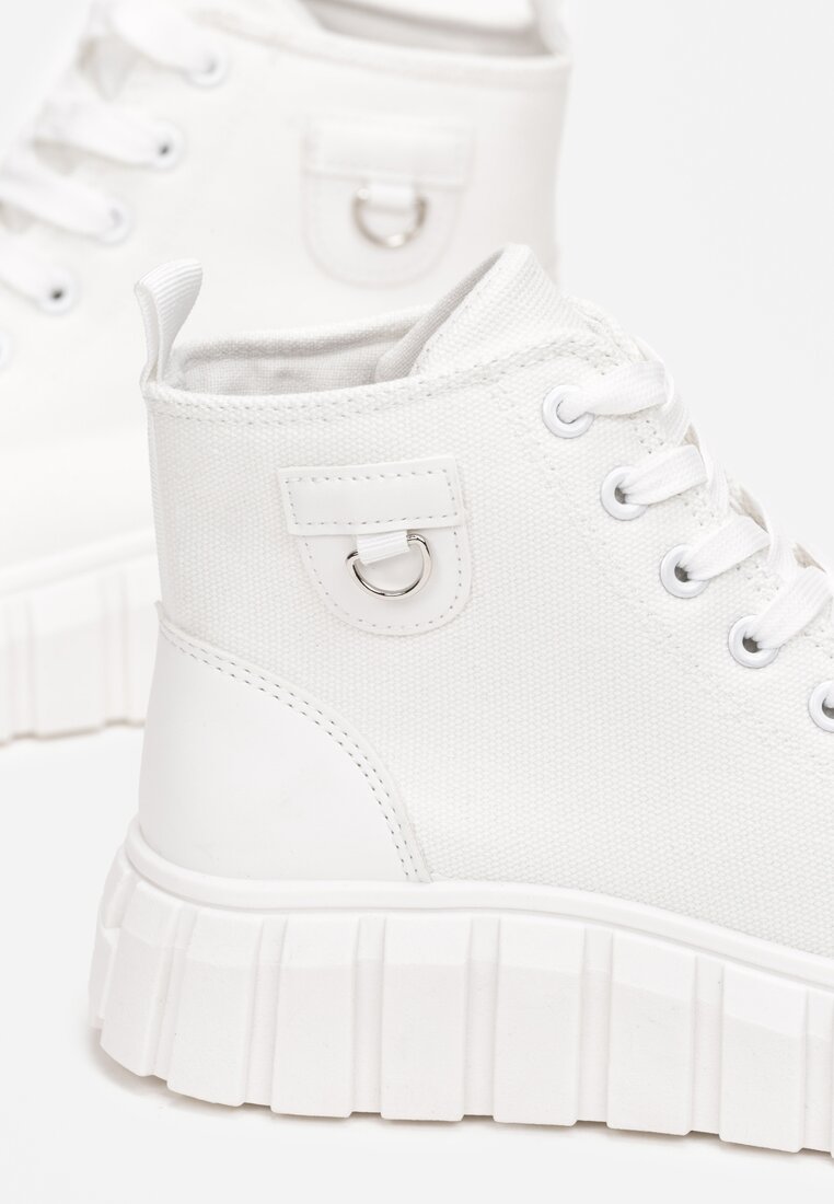 Białe Sneakersy Praxethe