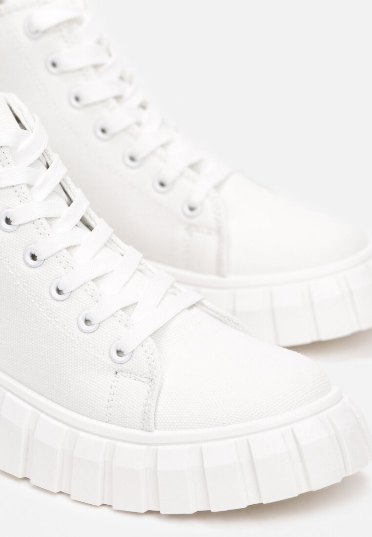 Białe Sneakersy Praxethe
