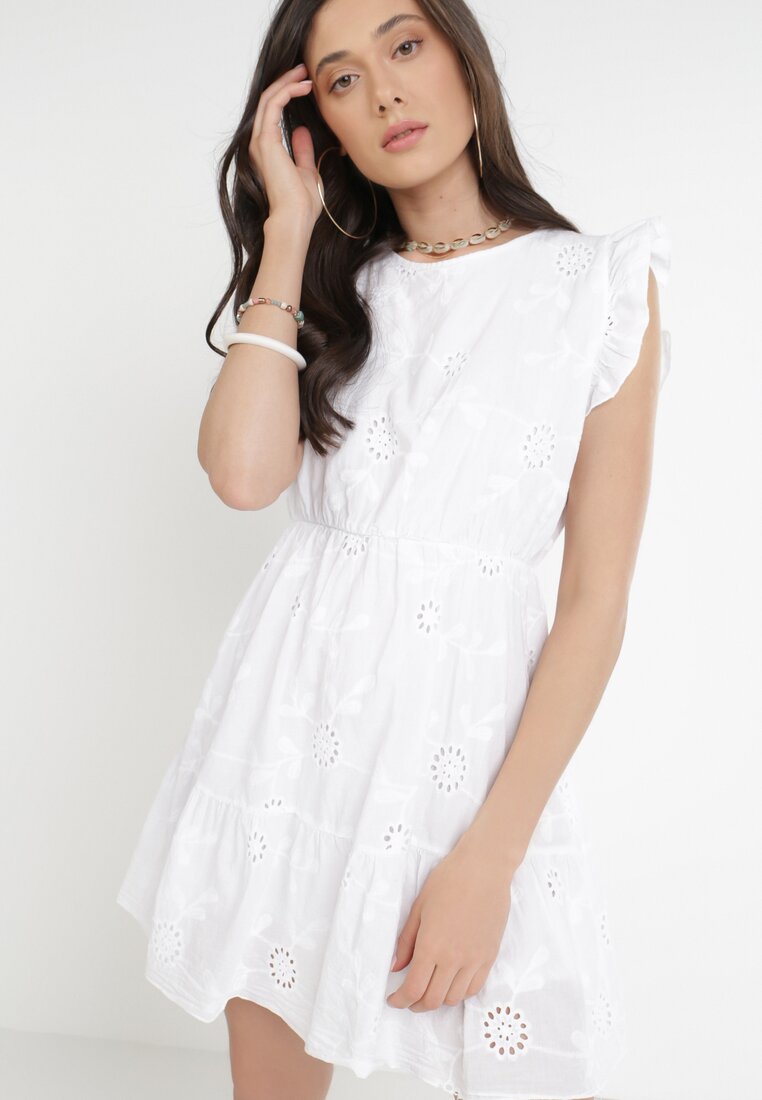Biała Sukienka Selolphi