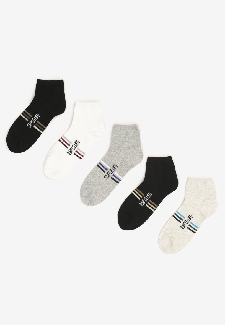 5-pack Mix Kolorów Skarpet Gathesis