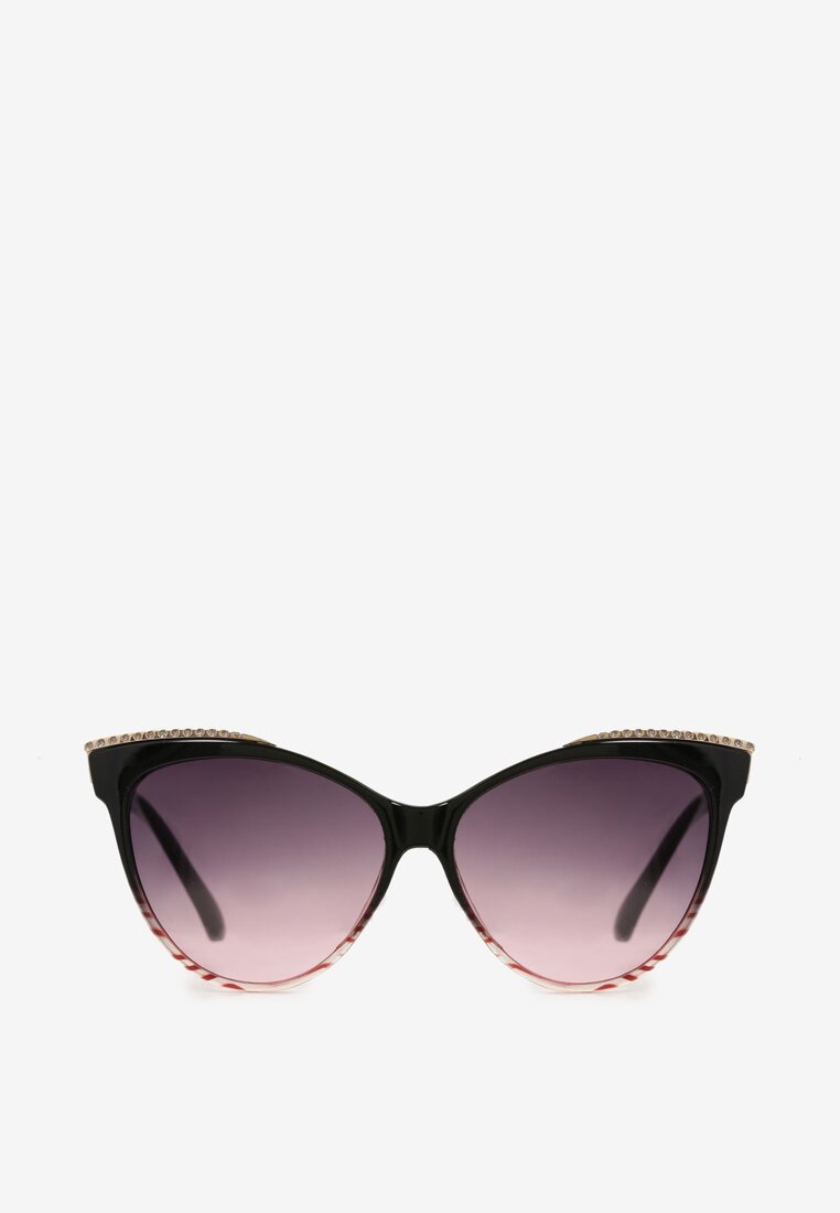 Czarno-Różowe Okulary Przeciwsłoneczne Athyxo