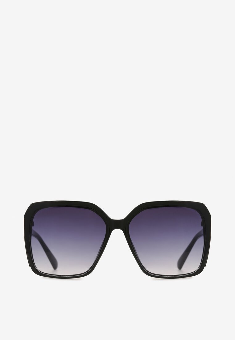 Czarno-Niebieskie Okulary Przeciwsłoneczne Silethia