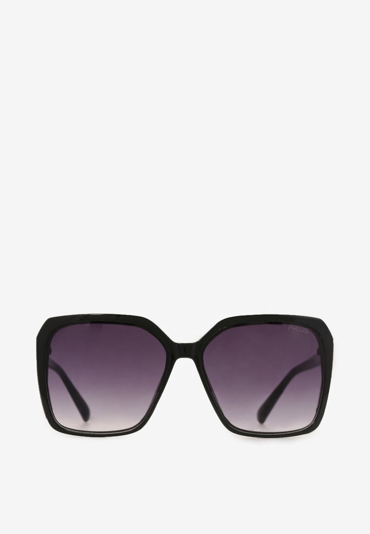 Czarno-Fioletowe Okulary Przeciwsłoneczne Silethia