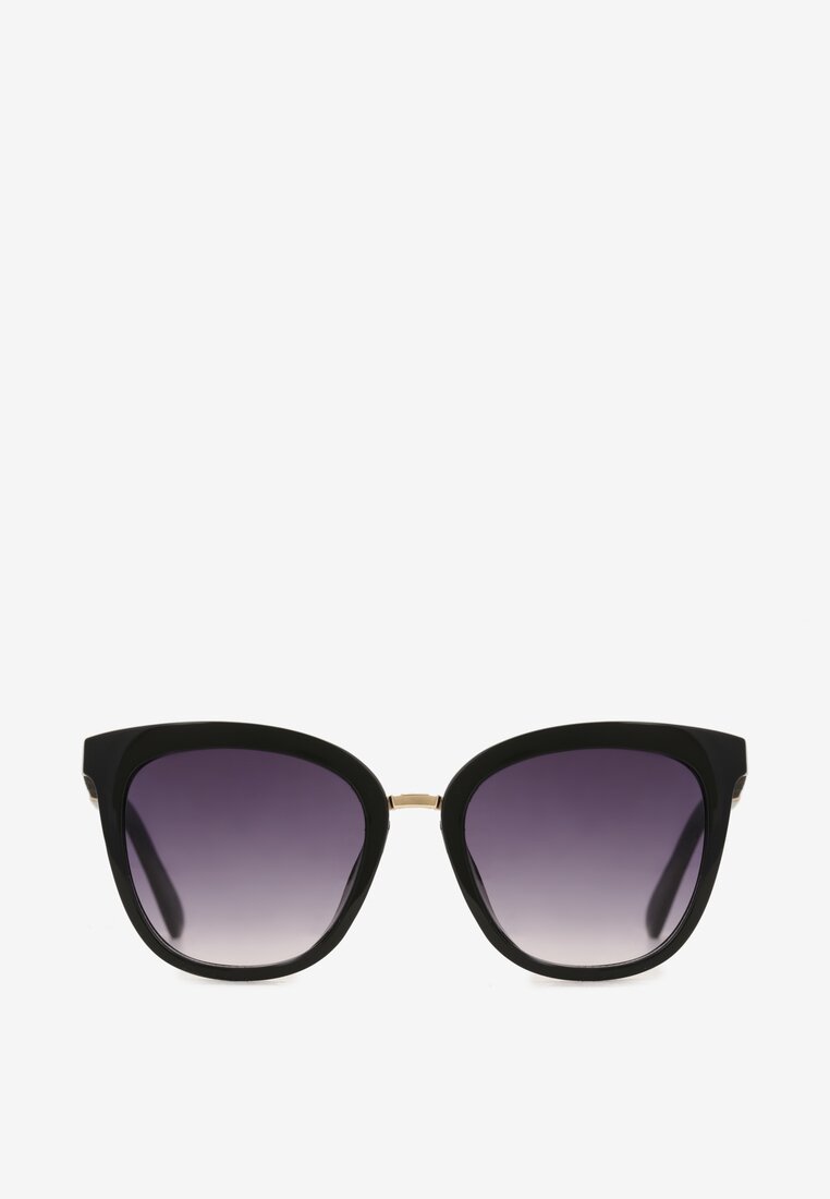 Czarno-Fioletowe Okulary Przeciwsłoneczne Brethiphaeia