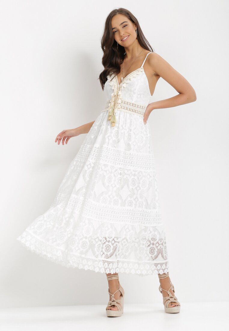 Biała Sukienka Acosertise