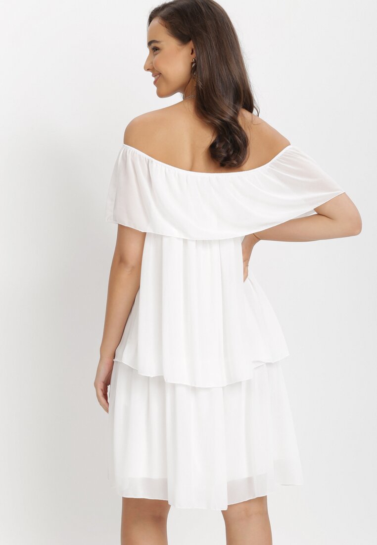 Biała Sukienka Najath