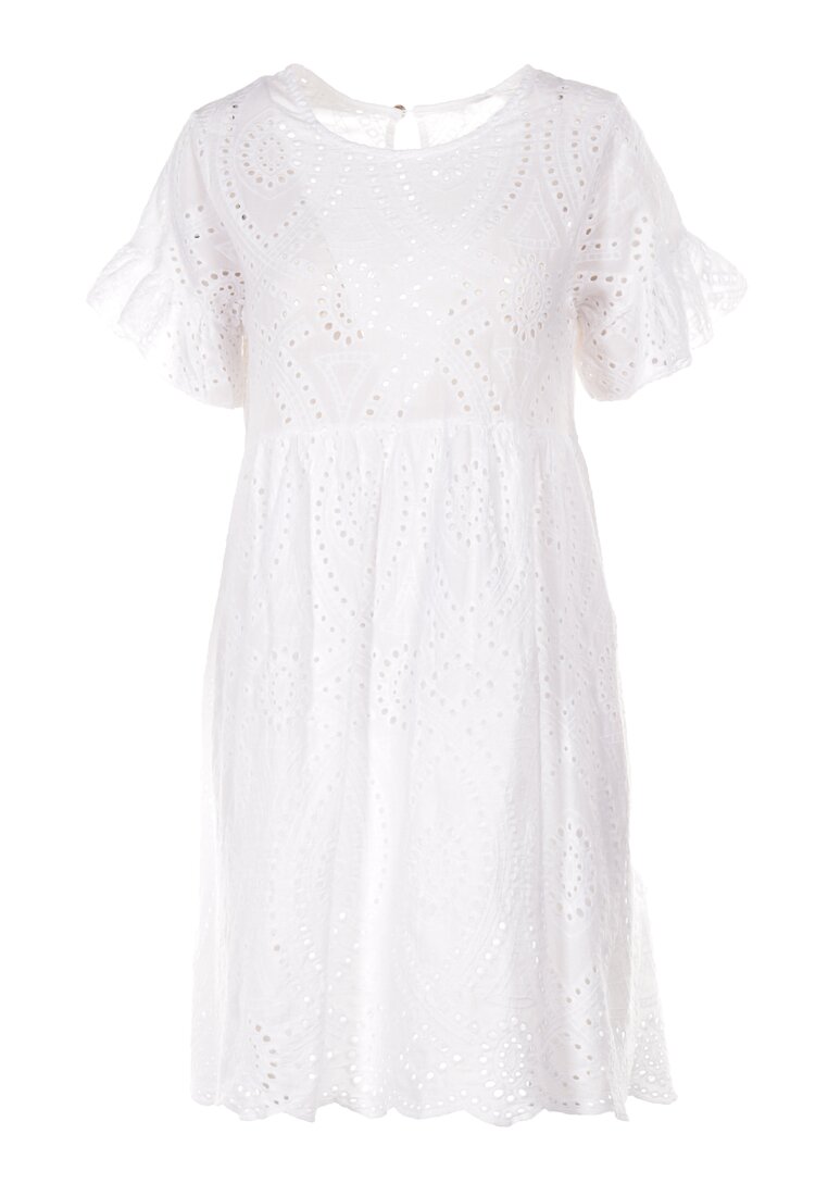 Biała Sukienka Rizarex