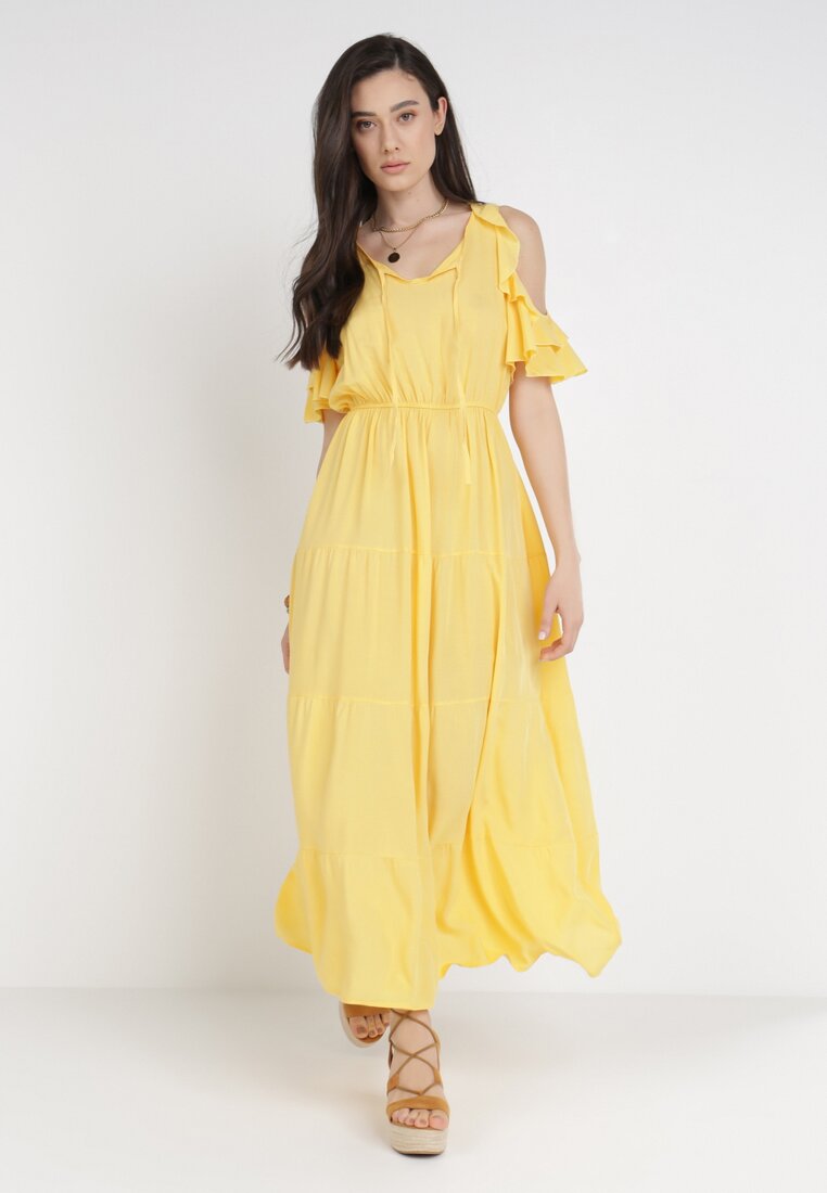 Żółta Sukienka Tharasixi