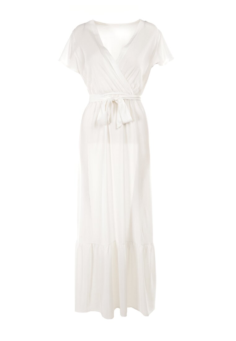 Biała Sukienka Gyimanum