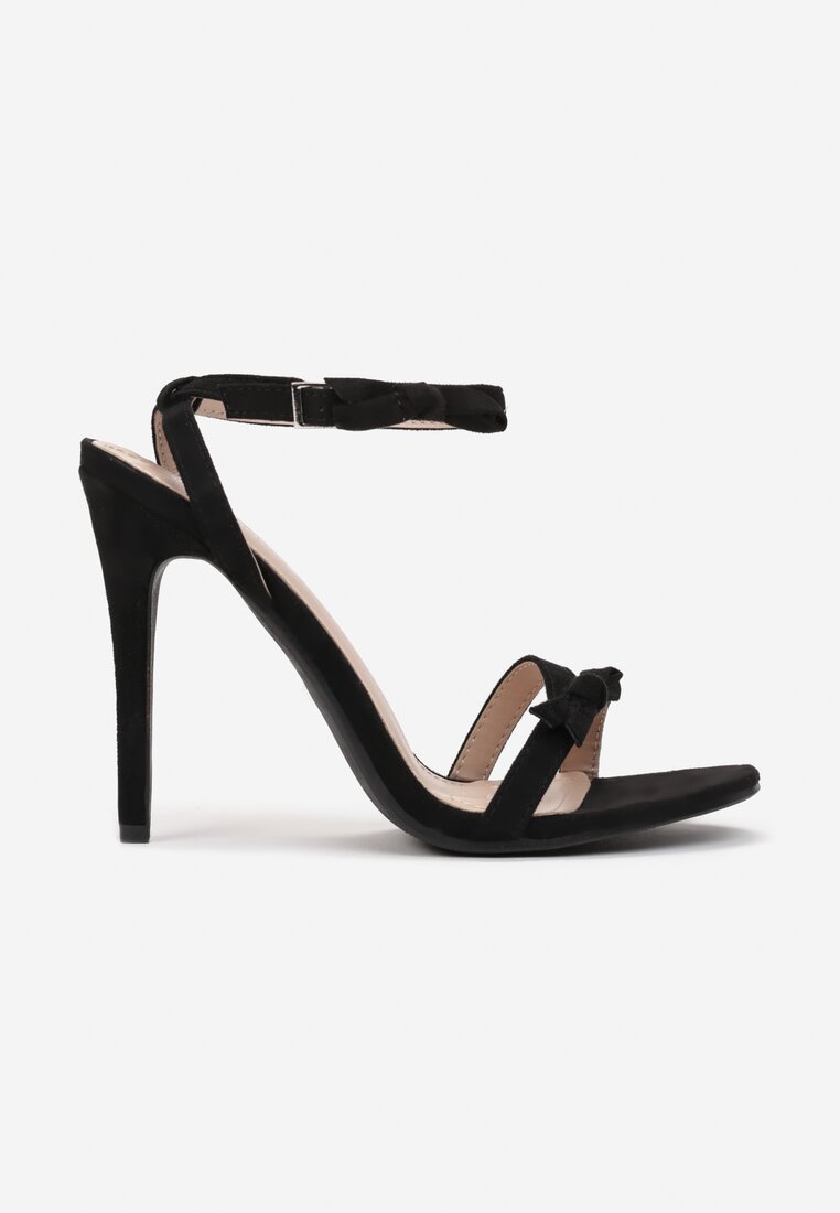 Czarne Sandały Xaveria