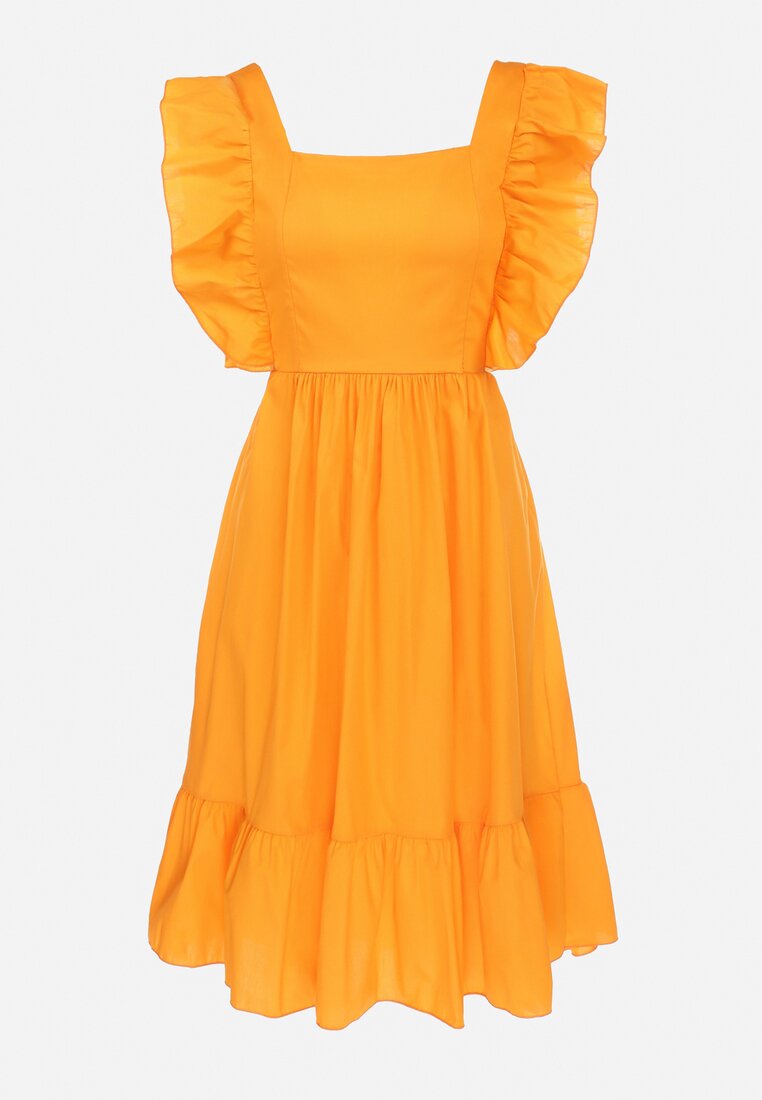 Pomarańczowa Sukienka Raiphei