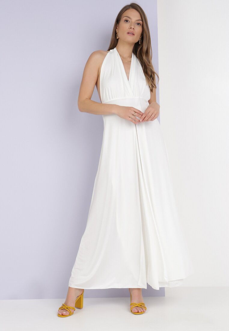 Biała Sukienka Adratai