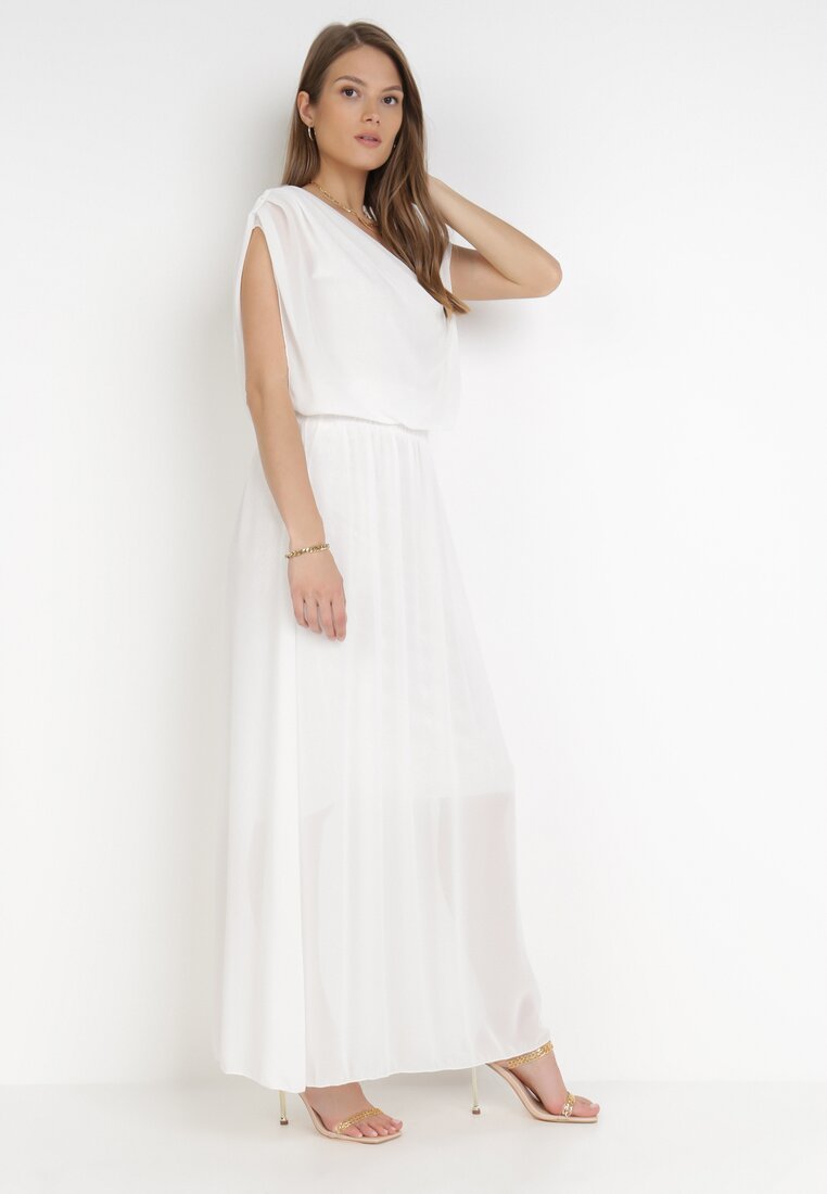 Biała Sukienka Zephyphise