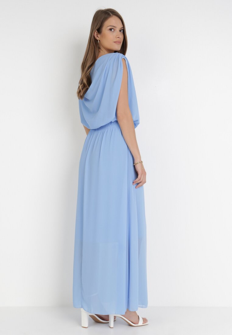 Niebieska Sukienka Zephyphise