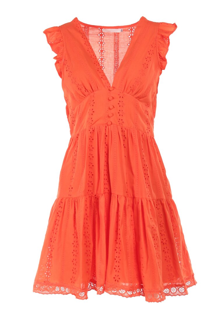 Pomarańczowa Sukienka Agniga