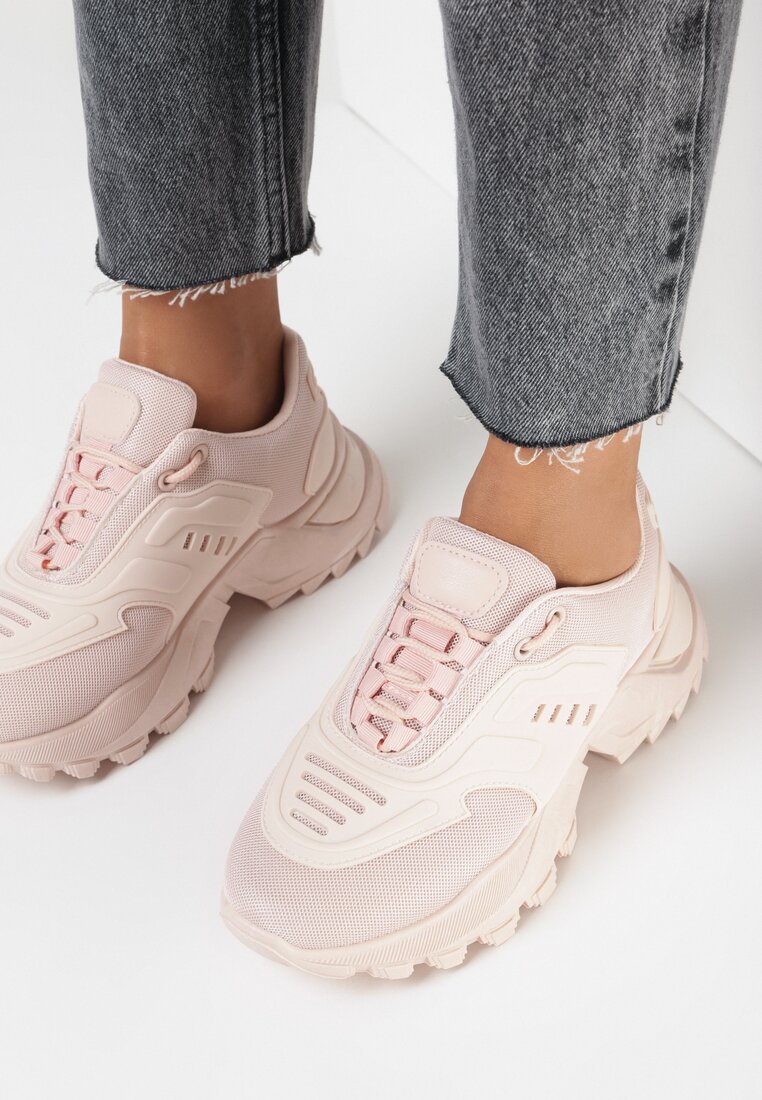 Różowe Sneakersy Kyloth