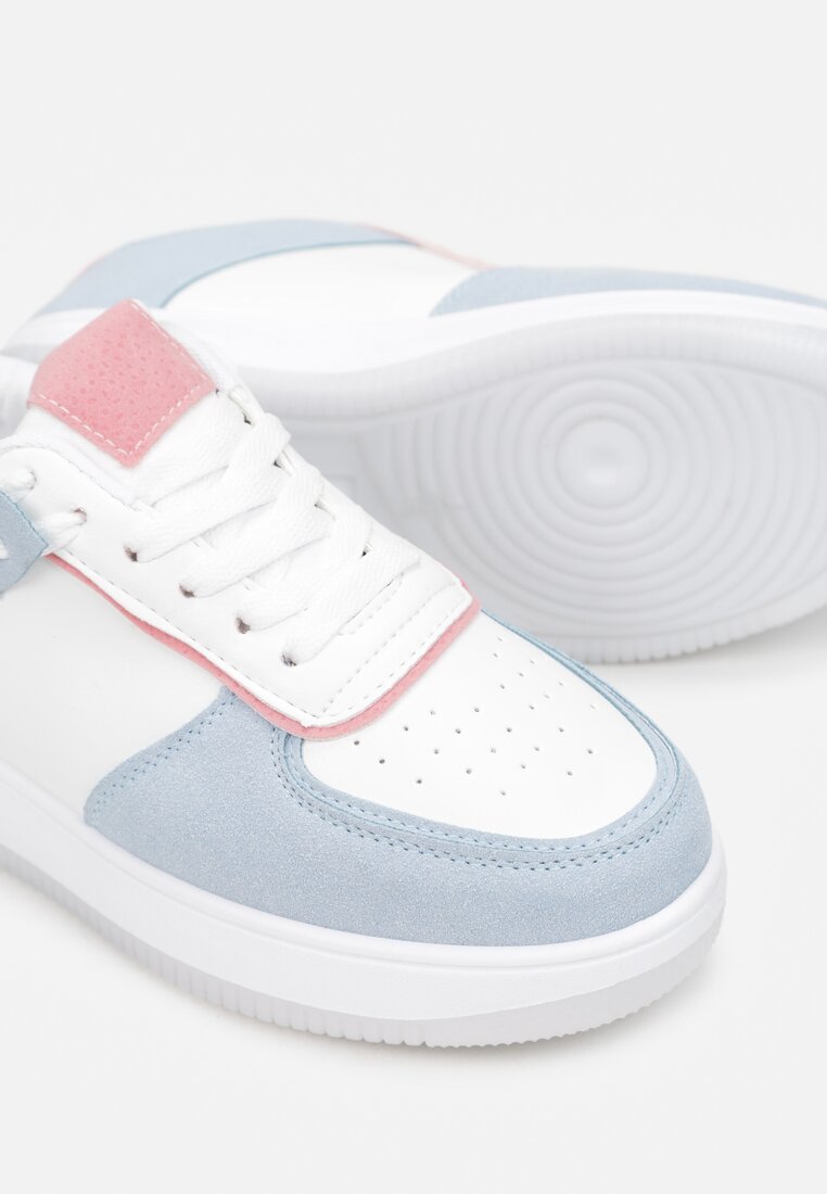 Biało-Niebieskie Sneakersy Xeinco