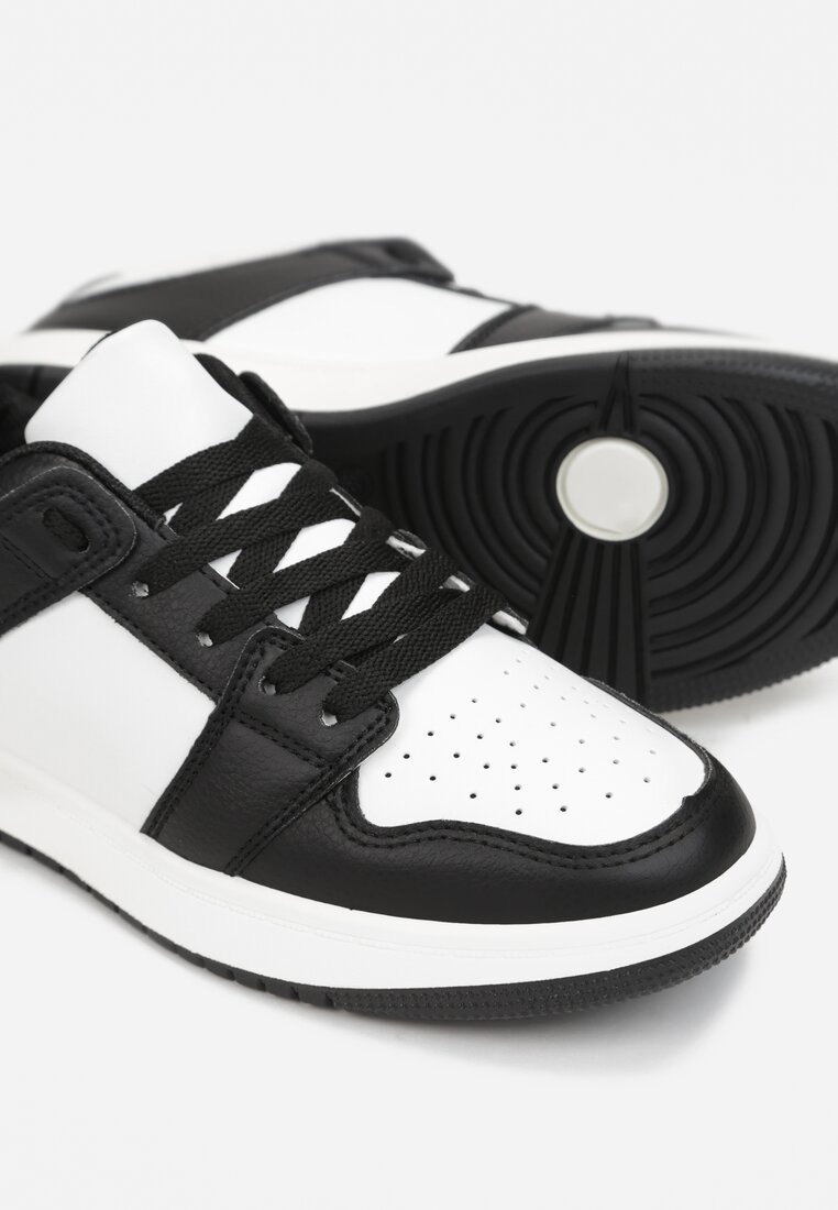 Biało-Czarne Sneakersy Treman