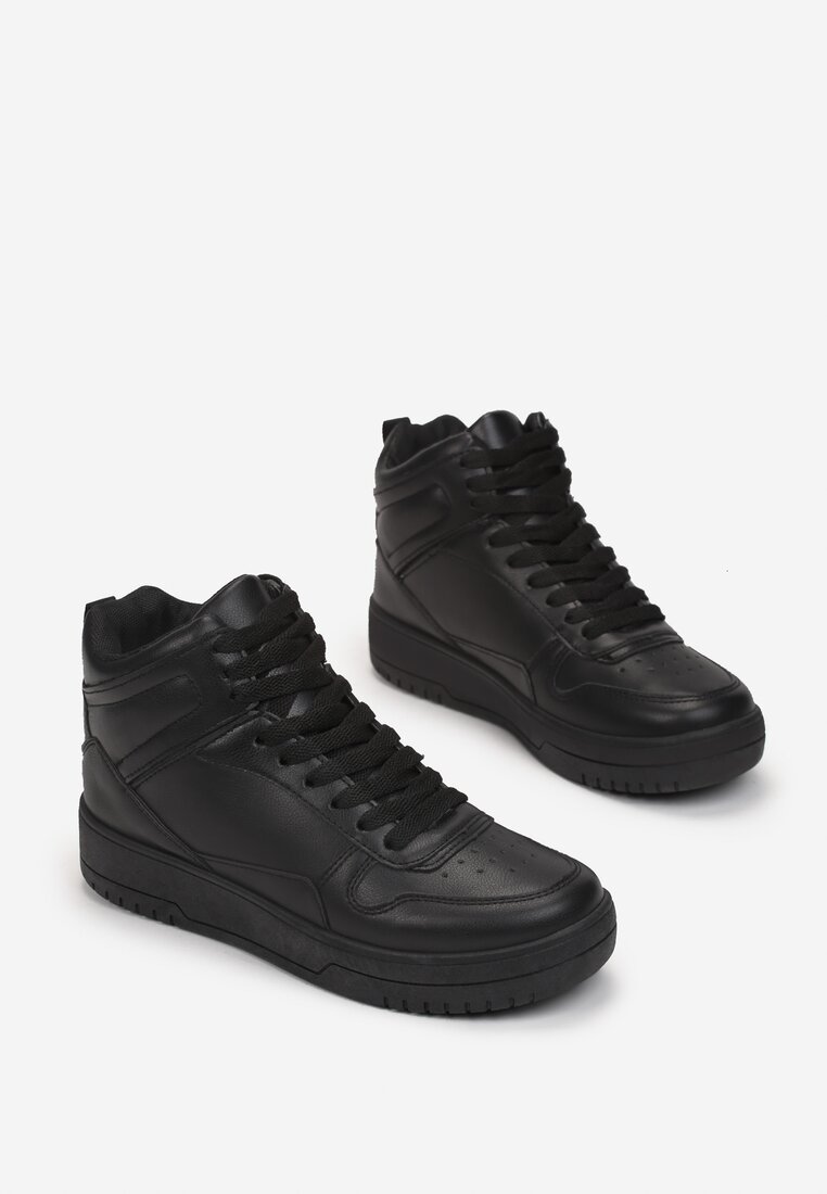 Czarne Sneakersy Zyancy