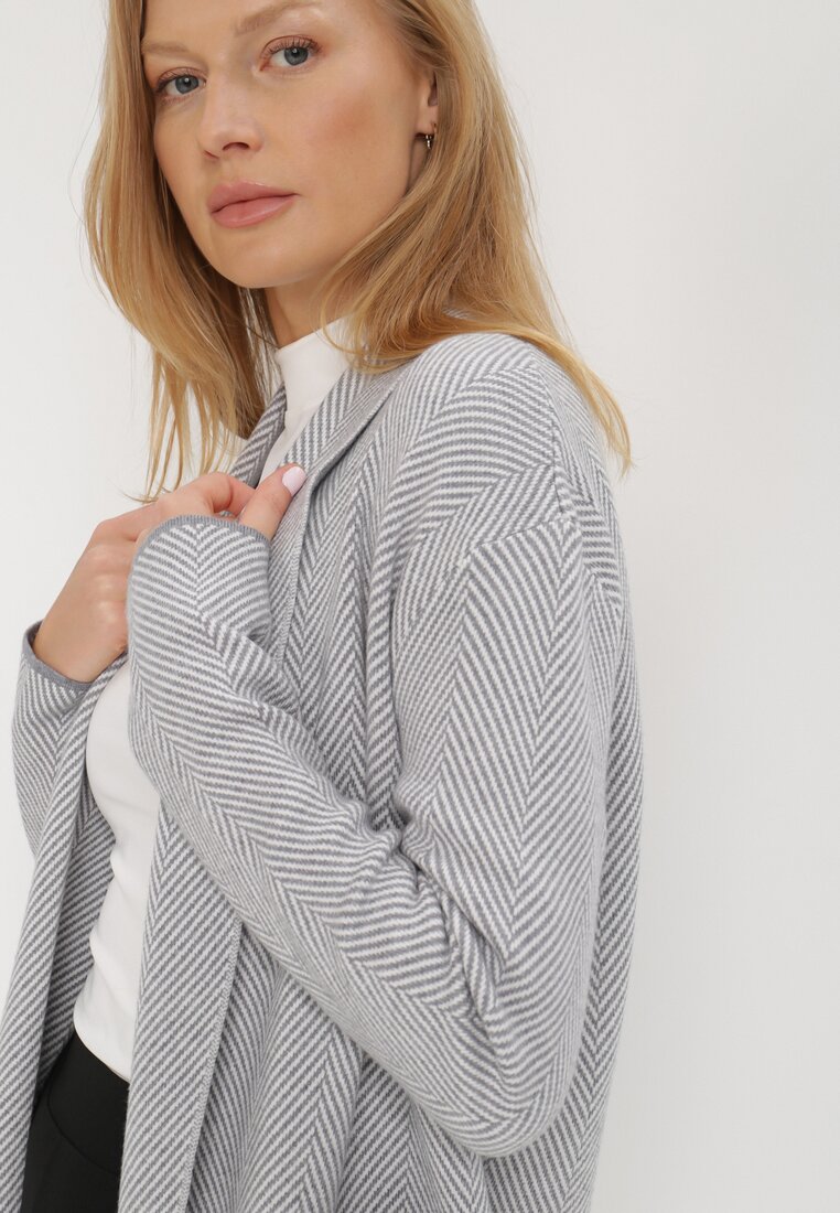 Szürke kardigán