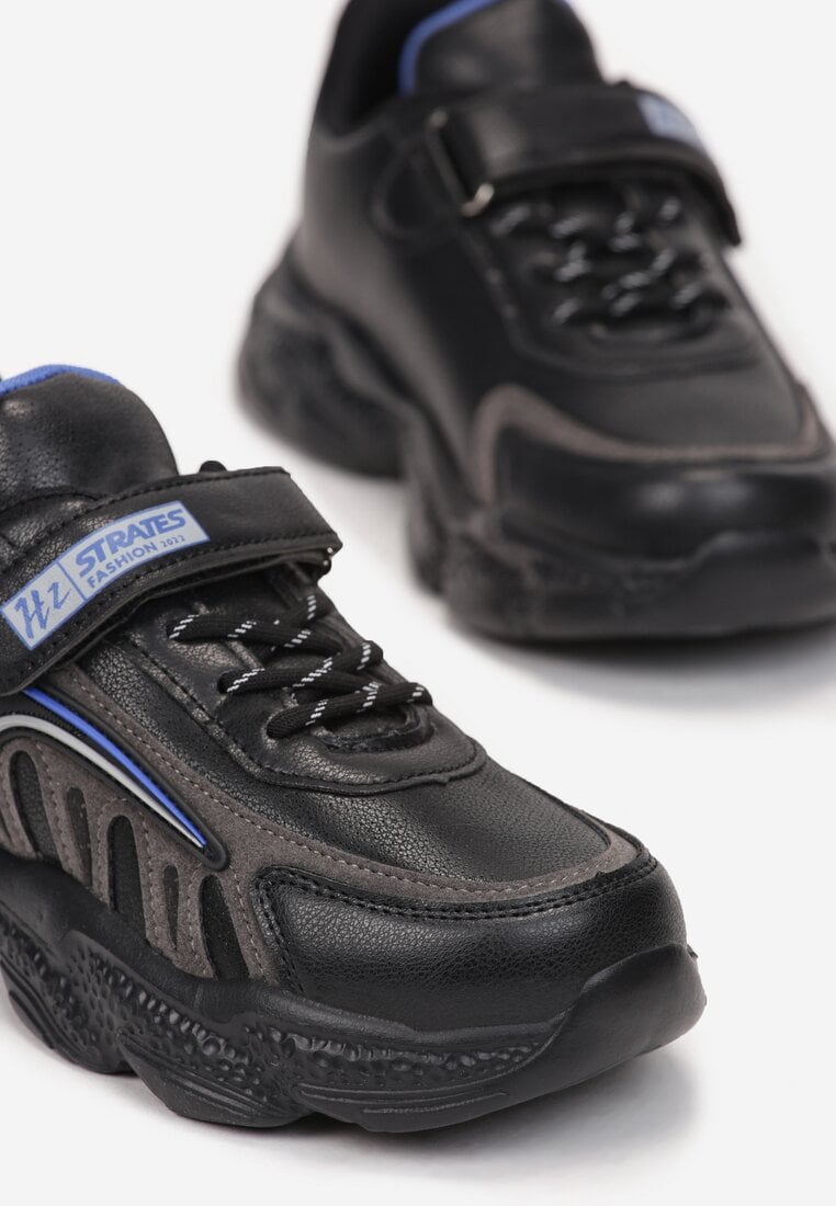 Czarne Buty Sportowe Eveusa
