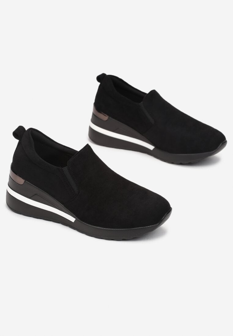 Czarne Sneakersy Thaless