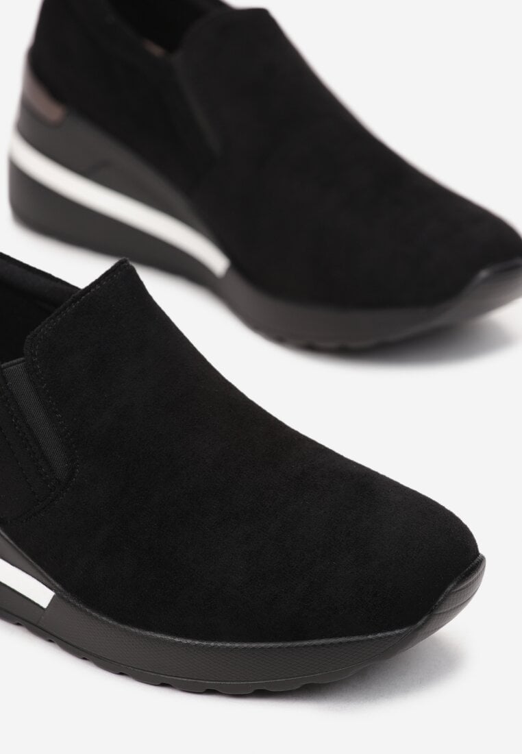 Czarne Sneakersy Thaless