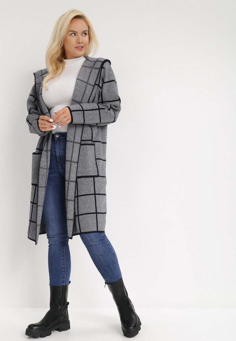 Tengerész kék kardigán