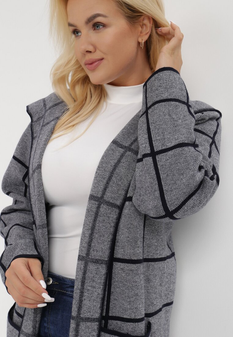 Tengerész kék kardigán