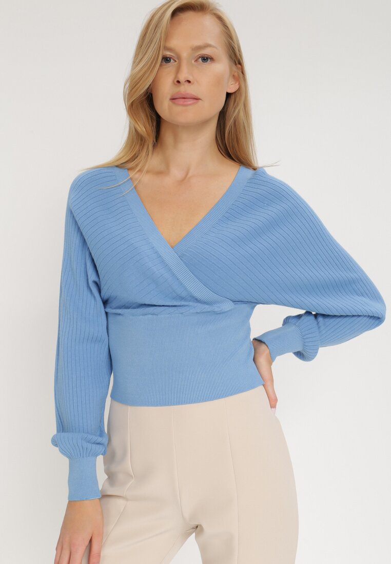 Niebieski Sweter Ismea