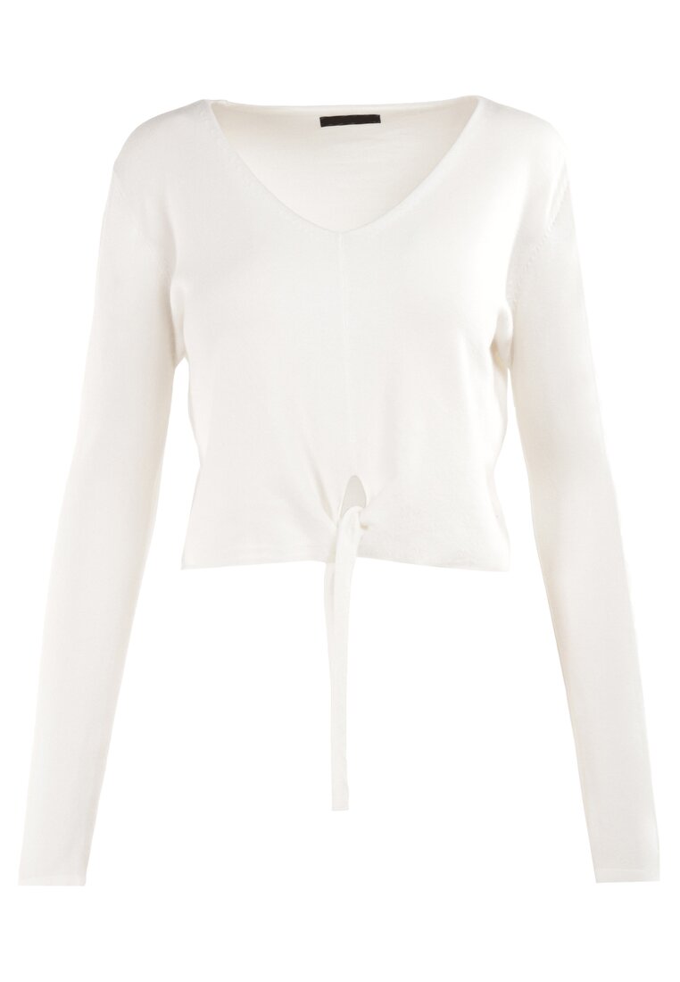 Biały Sweter Anastala