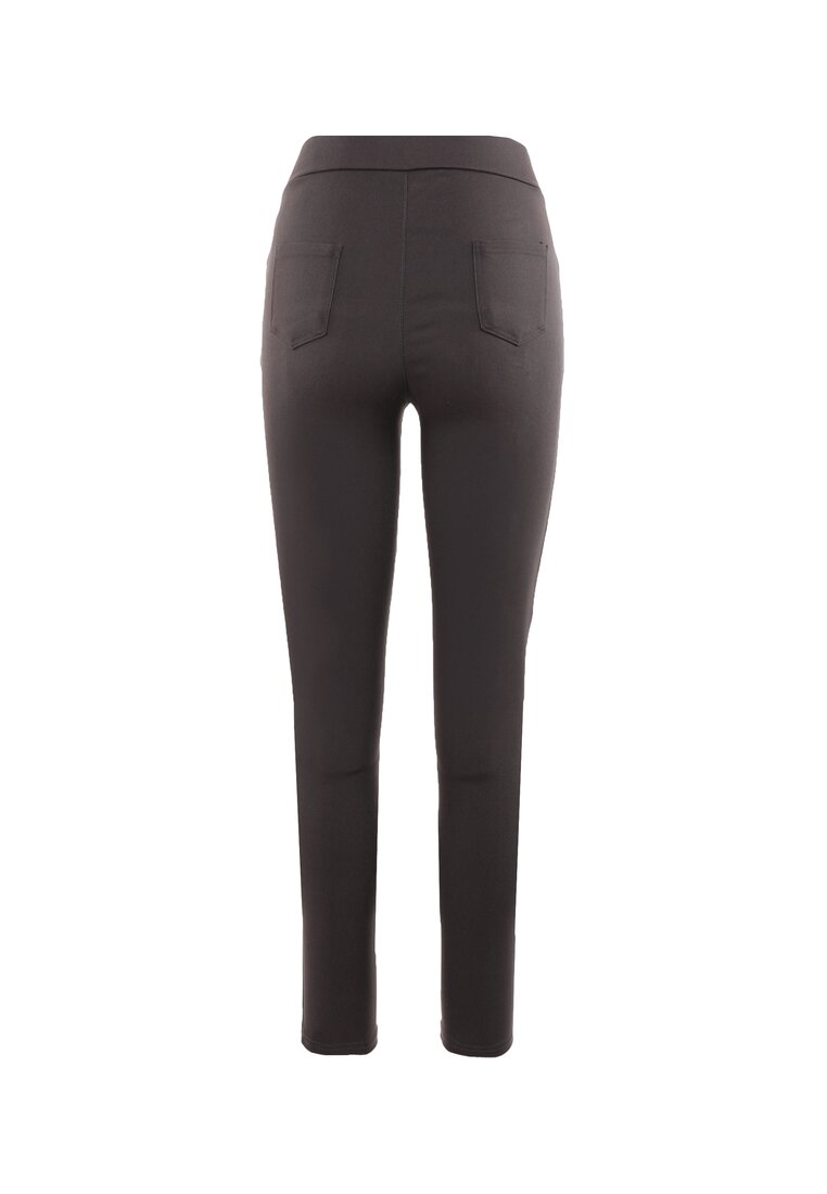 Ciemnoszare Spodnie Skinny Alcelos