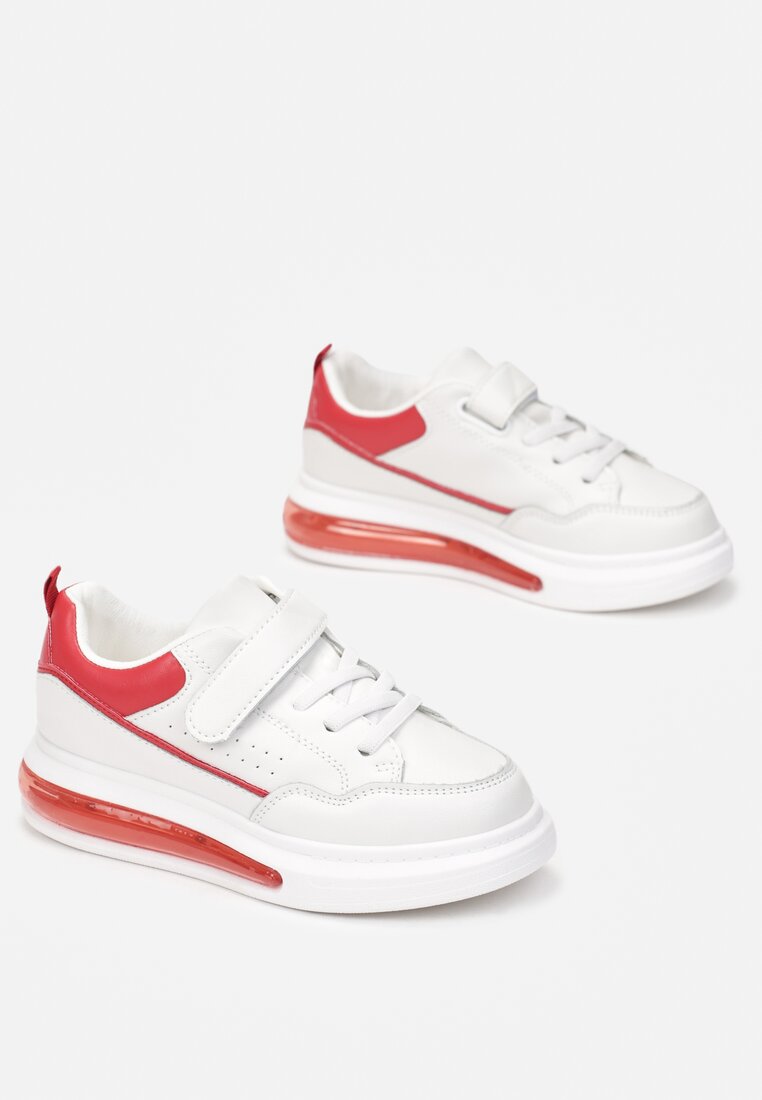 Biało-Czerwone Buty Sportowe Asimina
