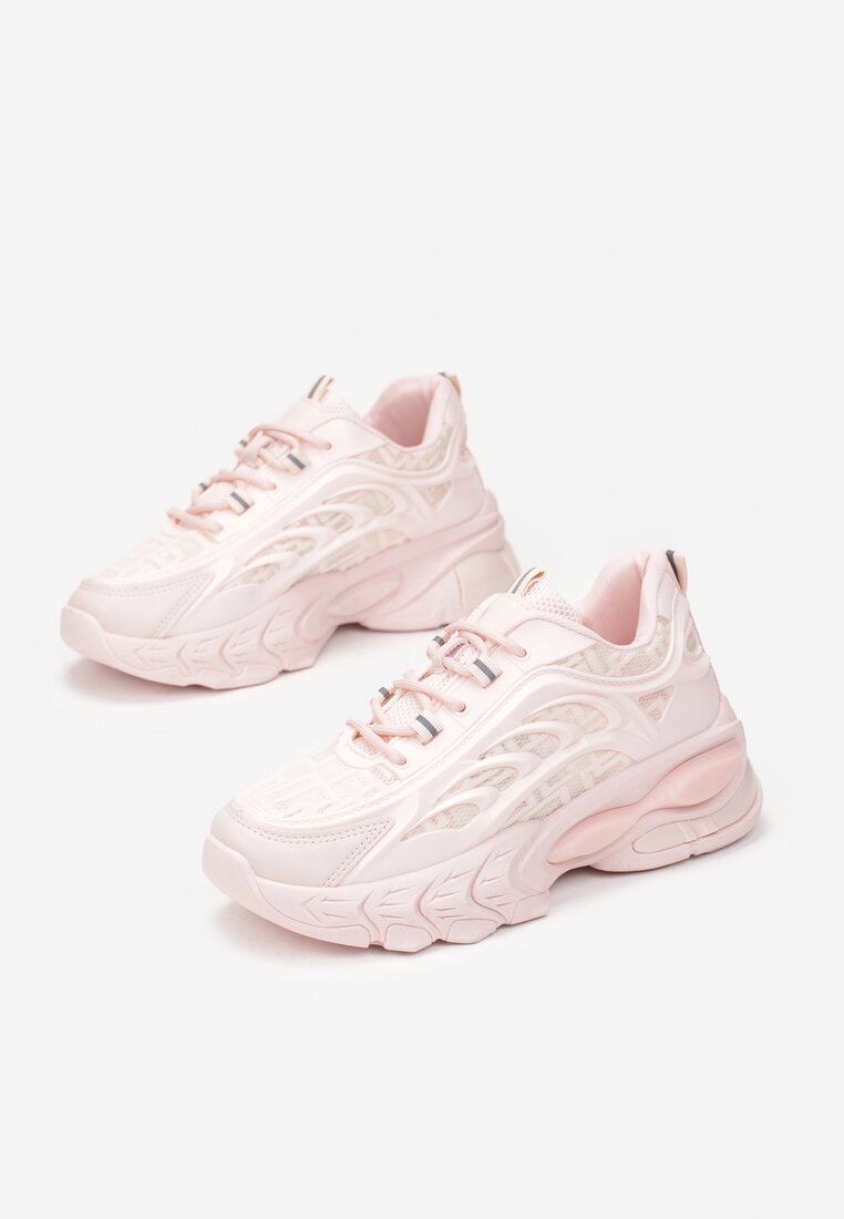 Różowe Sneakersy Elaia