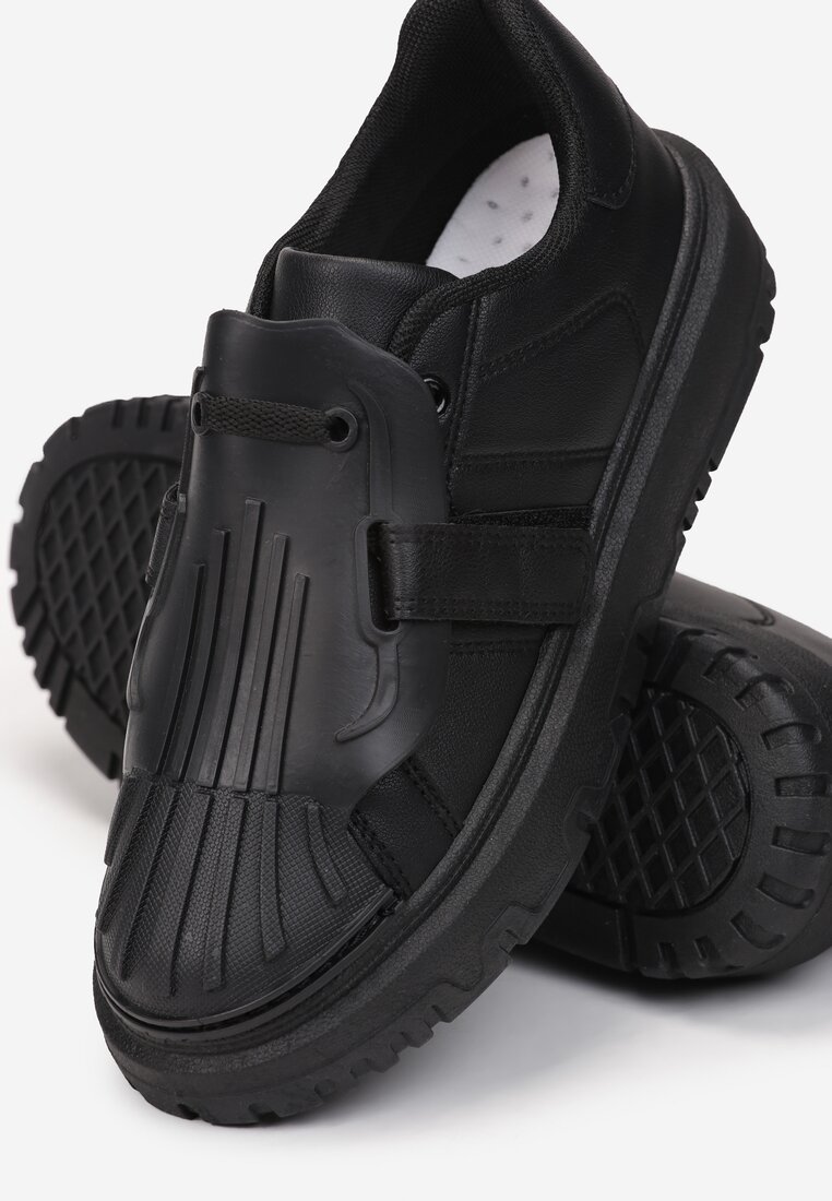 Czarne Sneakersy Lazastos